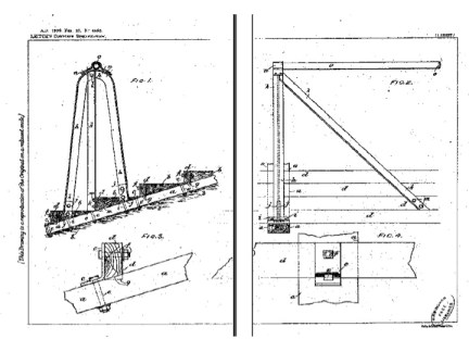 Figure 2.  Leitch's patent for crush barriers for his terraces, used across all his grounds until 1989.
